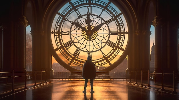 Photo big ben est une tour de l'horloge