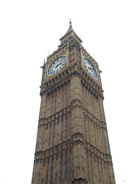 Big Ben à Londres isolé