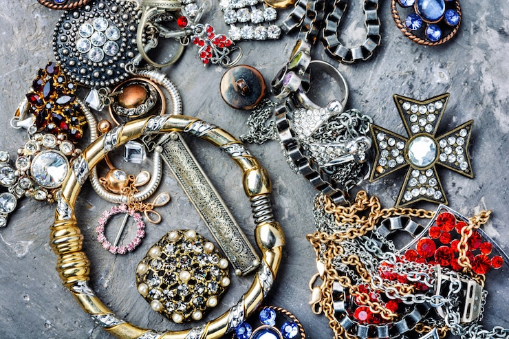 Photo bijoux et bijouterie.