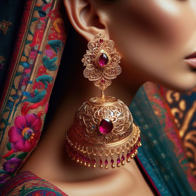 Des bijoux de mode traditionnels indiens