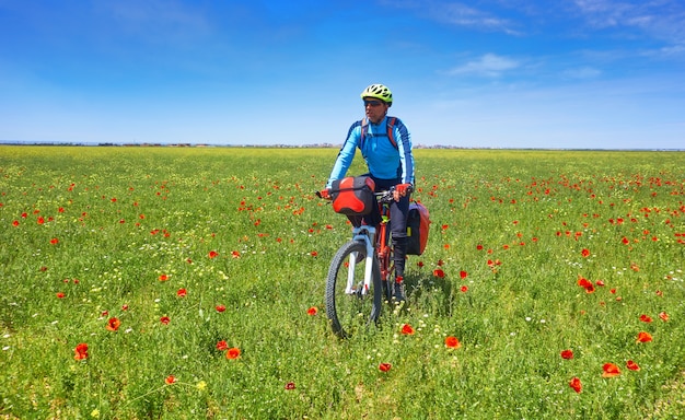 Biker par Camino de Santiago en vélo