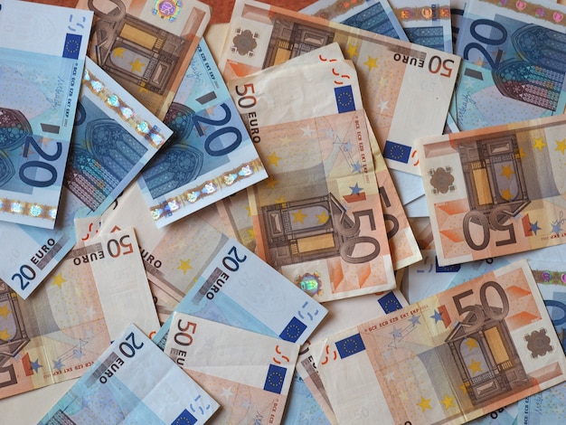 Billets en euros (EUR), Union européenne (UE)