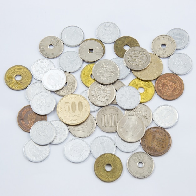Photo billets de monnaie japonais yen. monnaie du japon