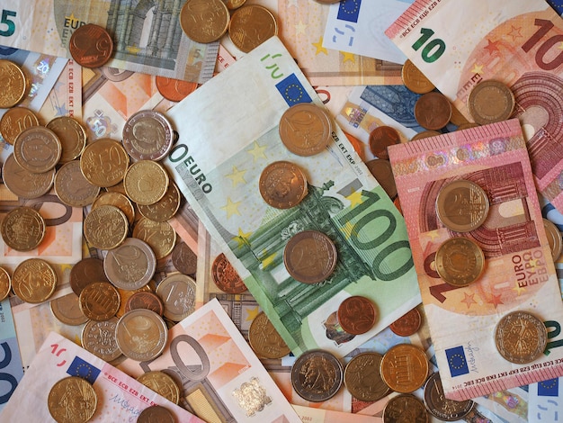 Billets et pièces en euros en euros Union européenne UE
