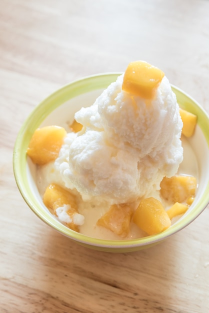 Bingsu à la mangue