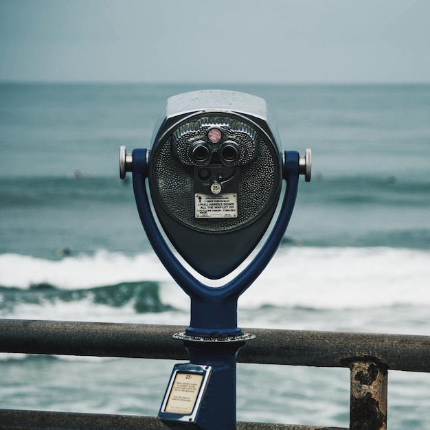 Binoculars à pièces contre la mer