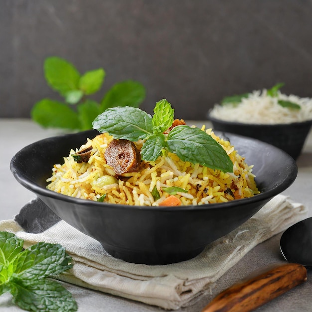 biriyani sur assiette