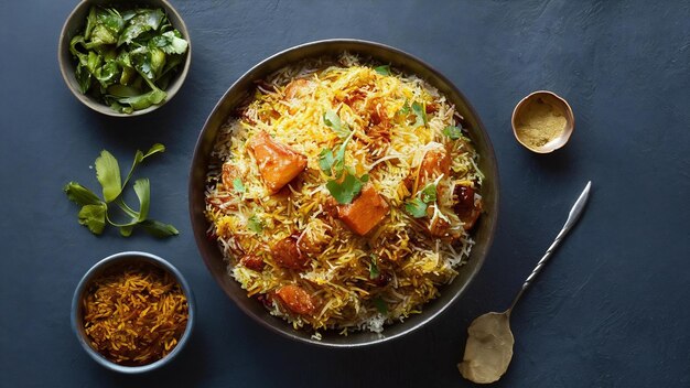 Photo biryani est un plat indien.