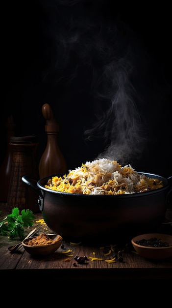 Biryani est un plat de riz mélangé