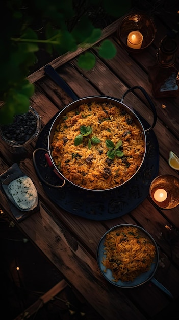 Biryani est un plat de riz mélangé