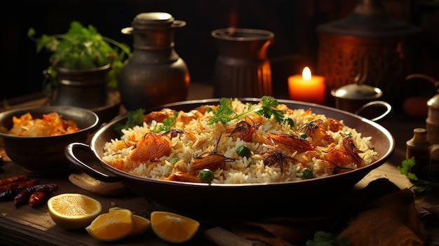 Biryani est un plat de riz mélangé