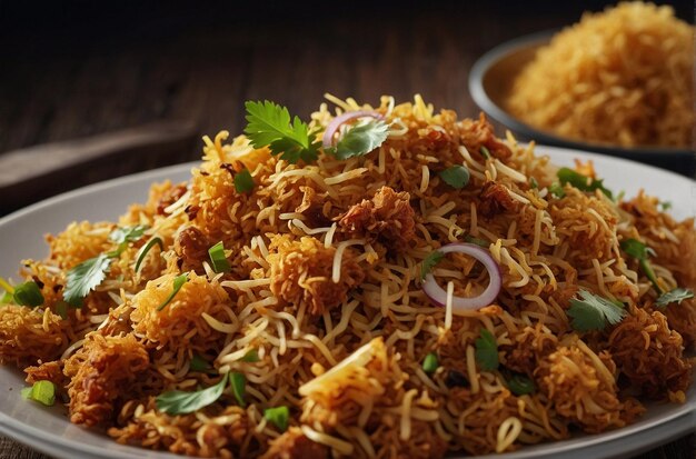 Un Biryani frite et croustillant