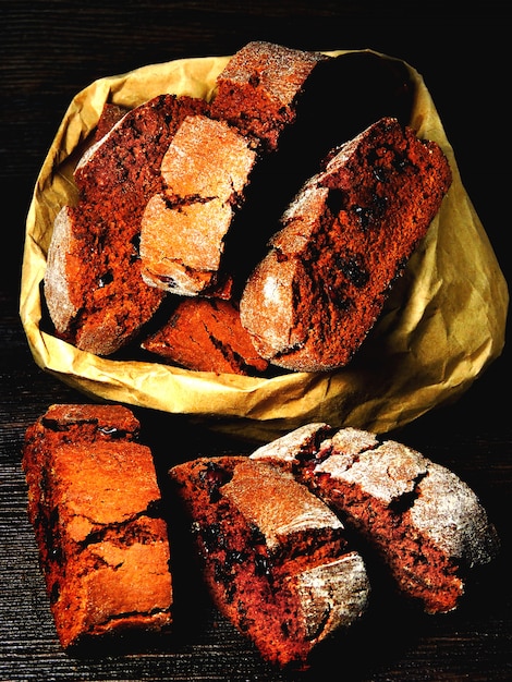 Biscotti au chocolat fait maison