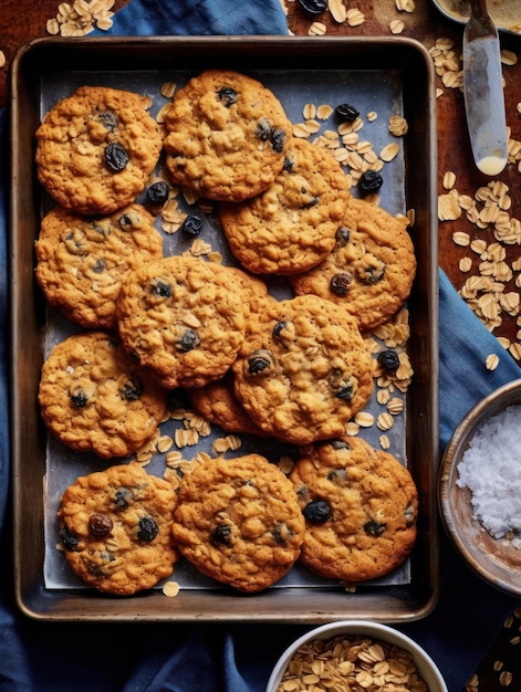 Biscuit à l'avoine et aux raisins