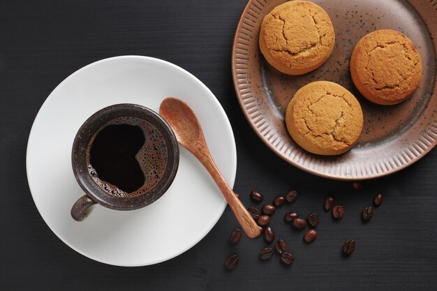 Biscuit et café