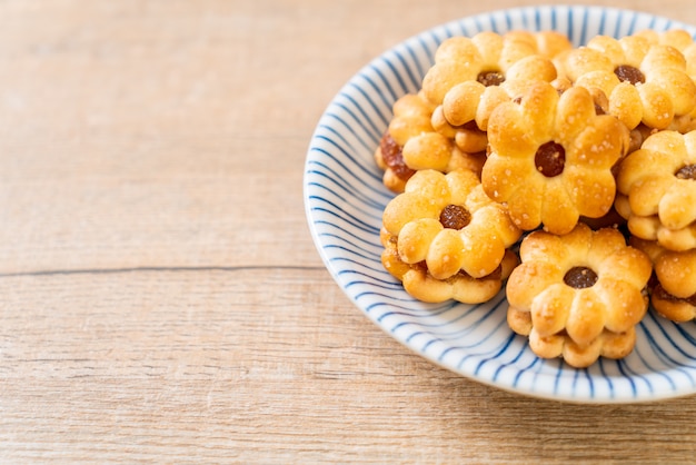 biscuit à la confiture d'ananas