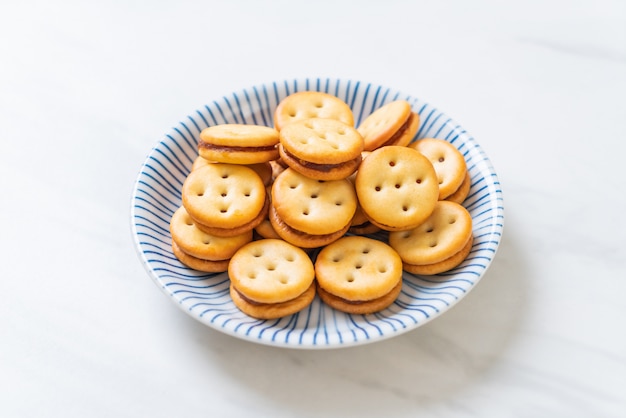 biscuit à la confiture d&#39;ananas