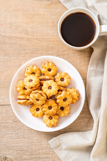 biscuit à la confiture d&#39;ananas