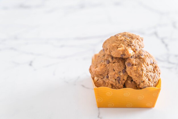 biscuits au chocolat et aux noix de cajou