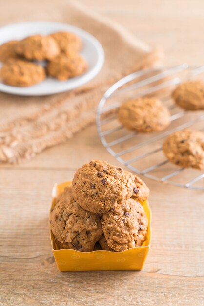 biscuits au chocolat et aux noix de cajou