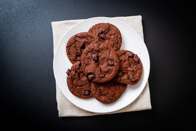 biscuits au chocolat aux pépites de chocolat