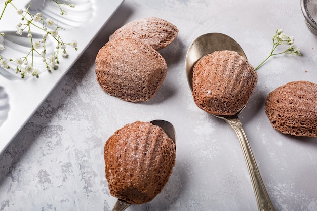 Photo biscuits au chocolat maison madeleine