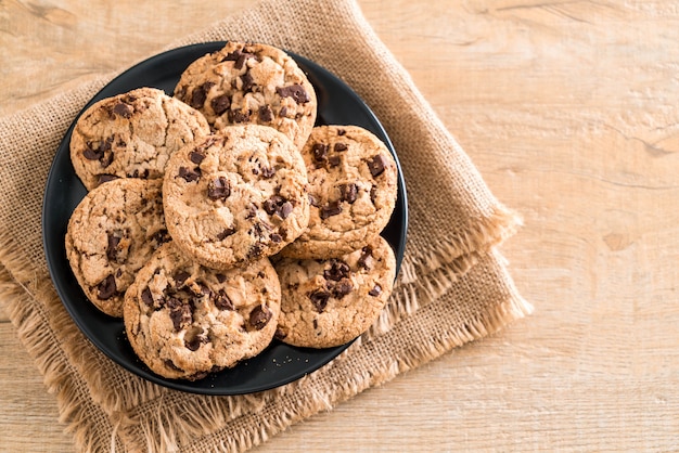 biscuits au chocolat noir