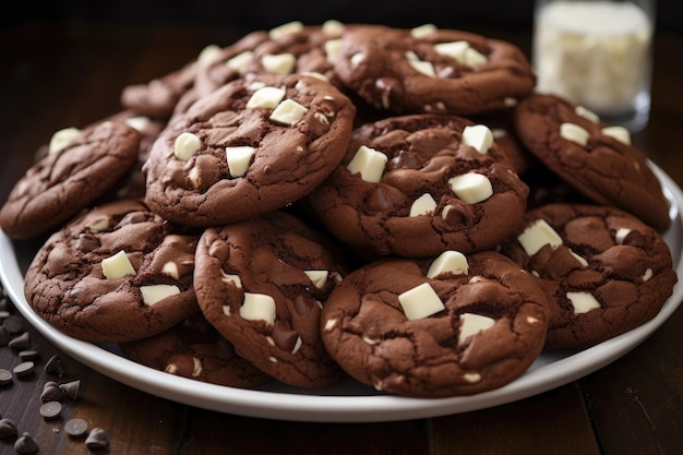 Des biscuits au chocolat