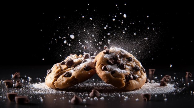 Des biscuits au chocolat