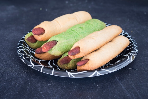 Biscuits au doigt pour Halloween