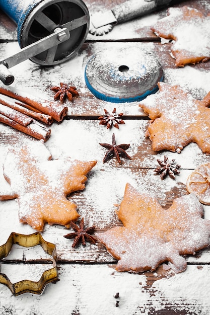 Biscuits d&#39;automne épices