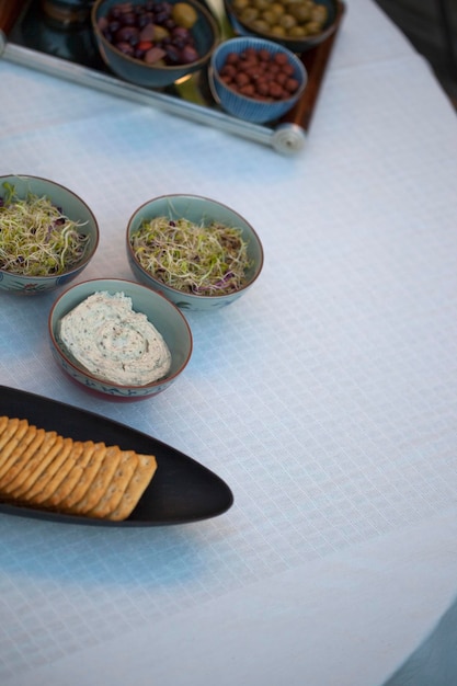 Biscuits aux germes de soja, olives et fruits secs