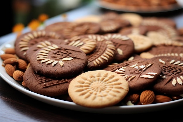 Des biscuits aux noix délicieux génèrent Ai