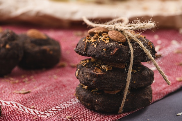 biscuits aux pépites de chocolat aux amandes