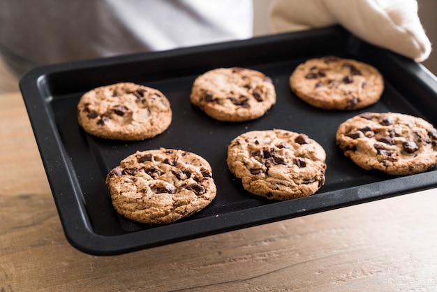 biscuits aux pépites de chocolat noir