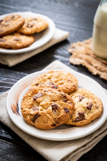 biscuits aux pépites de chocolat