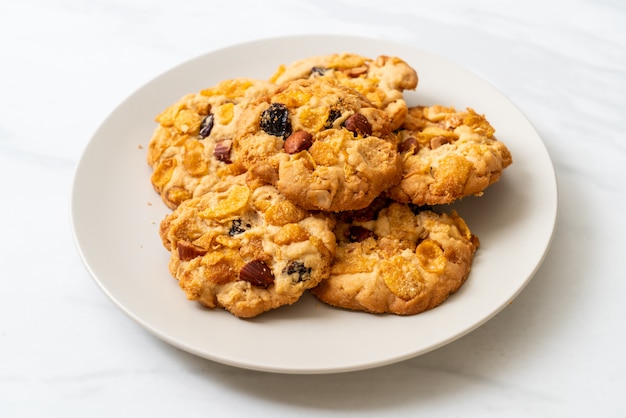 Biscuits aux raisins secs et aux amandes