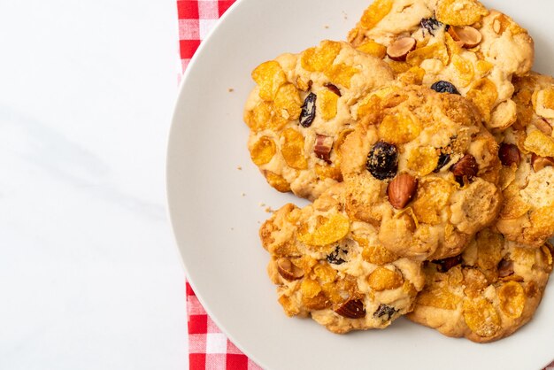 biscuits aux raisins secs et aux amandes