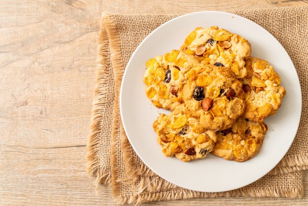 biscuits aux raisins secs et aux amandes