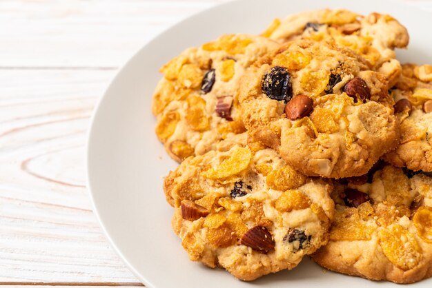 biscuits aux raisins secs et aux amandes