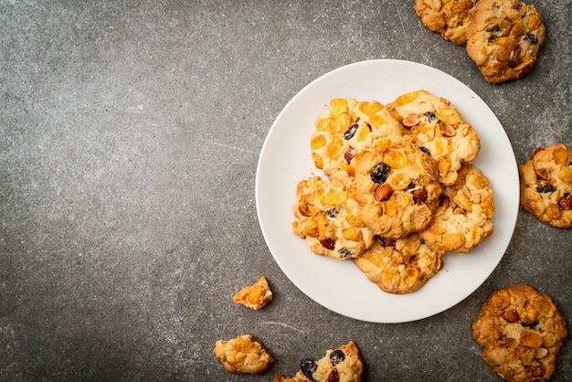 biscuits aux raisins secs et aux amandes