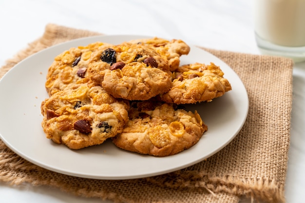 biscuits aux raisins secs et aux amandes