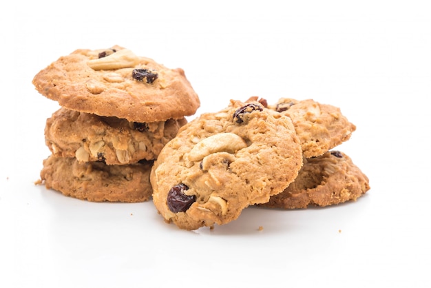 biscuits aux raisins secs et noix de cajou grillées