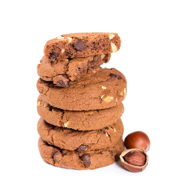 Biscuits à l&#39;avoine aux noix et au chocolat