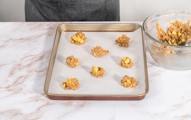 Biscuits à l'avoine et aux pommes