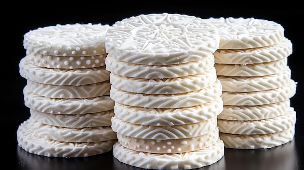 Des biscuits blancs à la vanille