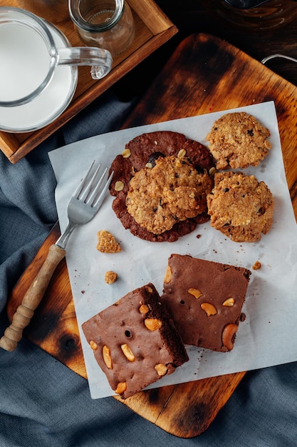 Biscuits et brownies