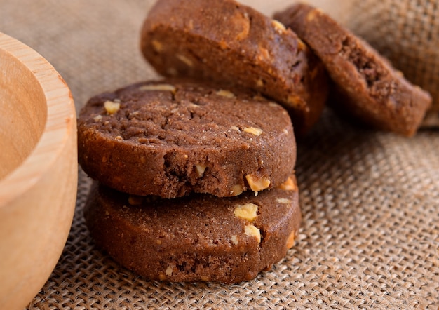 Biscuits Choco chips sur table