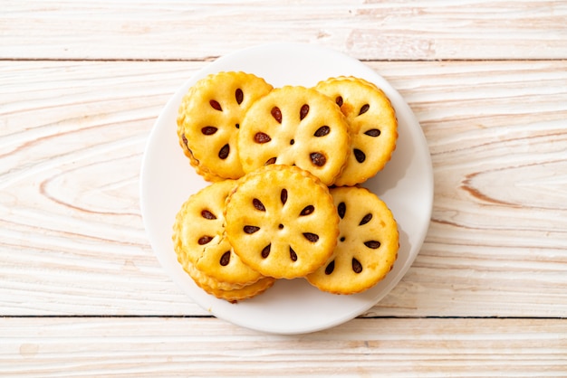 biscuits à la confiture d'ananas