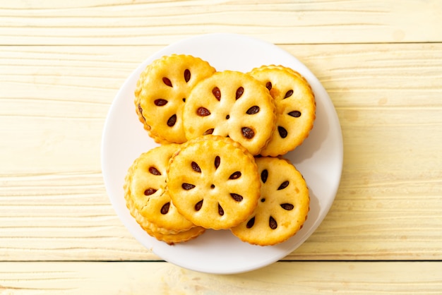 biscuits à la confiture d'ananas